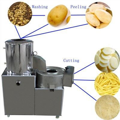 Commercial Potato Peeler and Chipper