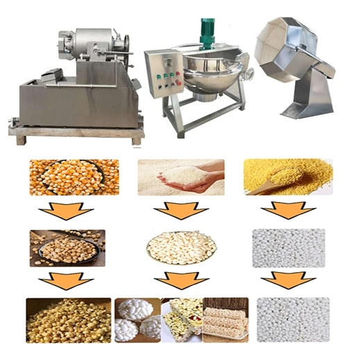 Lerford (Henan) Puffed Food Processing Line Ready For Shipment To Russia