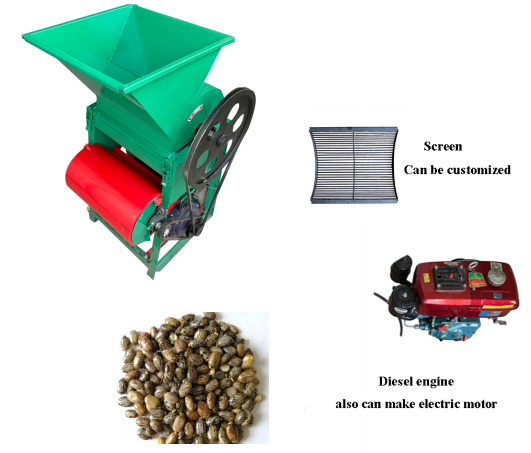 Castor Bean Shelling Machine Castor Bean Shelling Machine