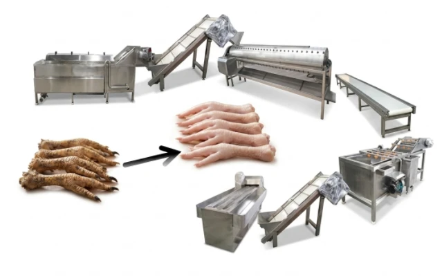 chicken feet cleaning machine chicken feet cleaning machine