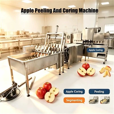 Apple Peeling And Coring Machine