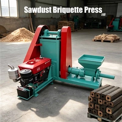 Sawdust Briquette Press